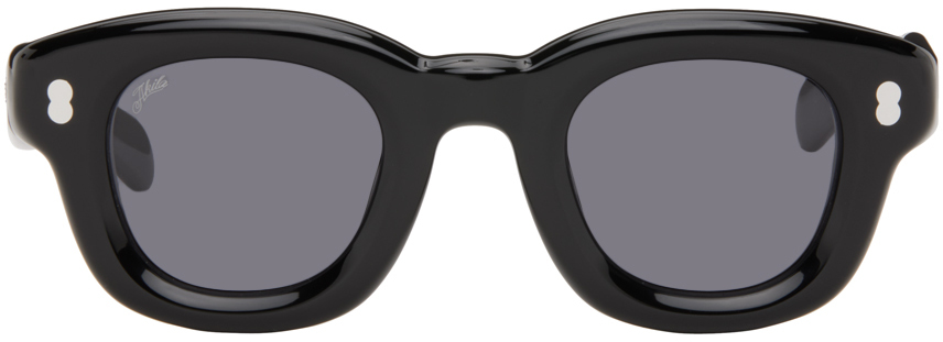 Akila Black Apollo Inflated Sunglasses