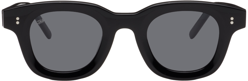 AKILA: Black Apollo Sunglasses | SSENSE Canada