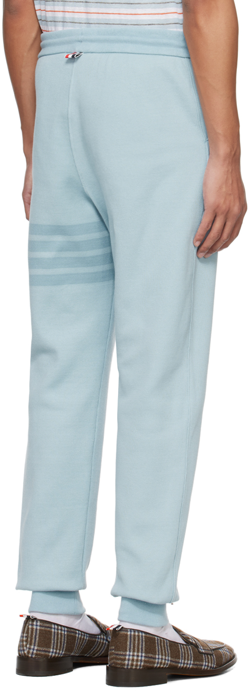 Thom Browne 4-bar Stripe Track Pants In 480 Light Blue