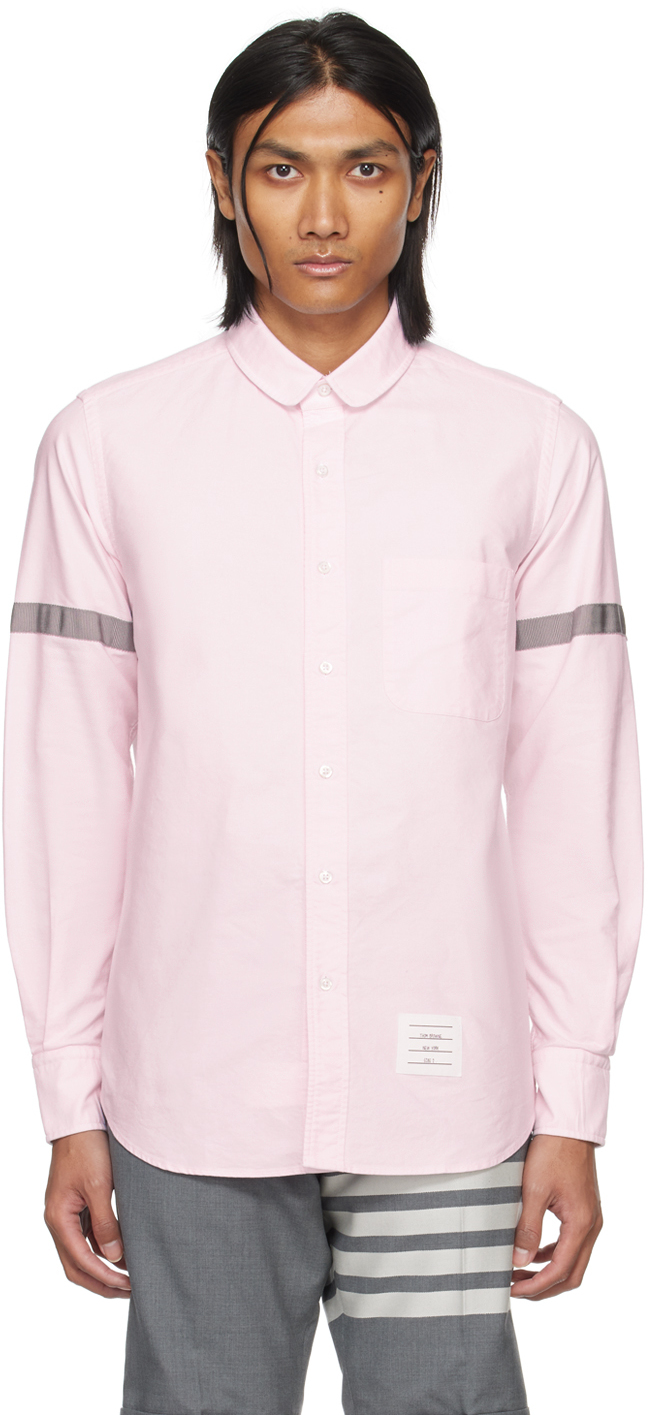 Thom Browne Pink Armband Shirt In 680 Lt Pink