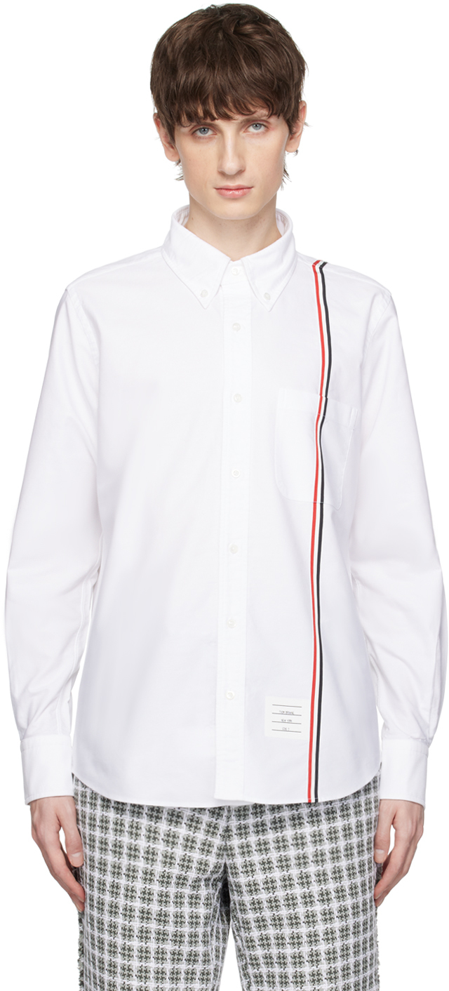 Thom Browne Cotton Shirt In 100 White