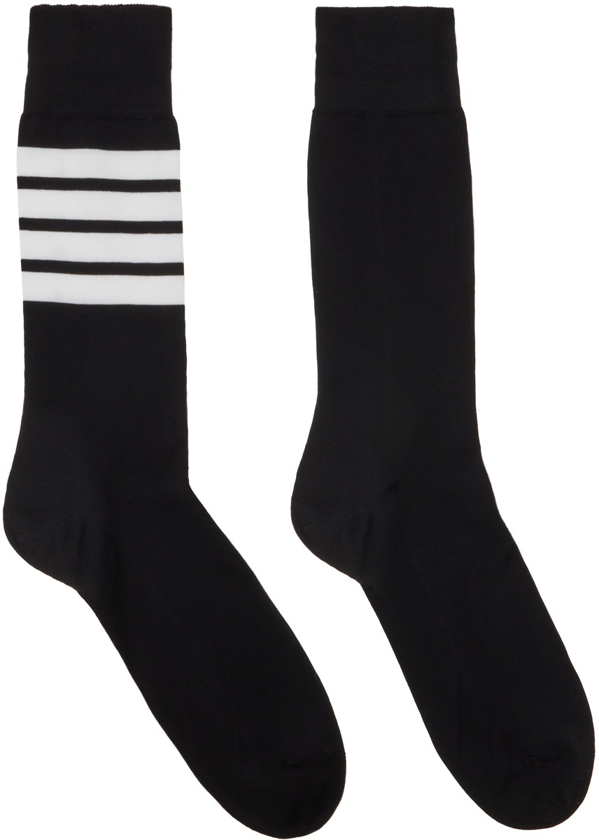 Black Tricolor Socks