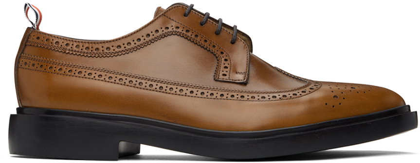 Brown Longwing Brogue Oxfords