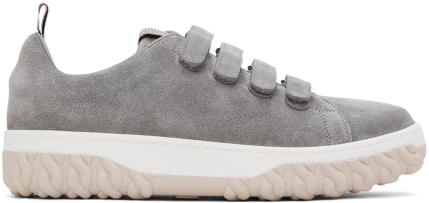 Gray 4-Bar Sneakers