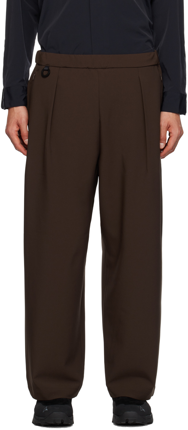 Descente Brown D-ring Trousers In Bwdm