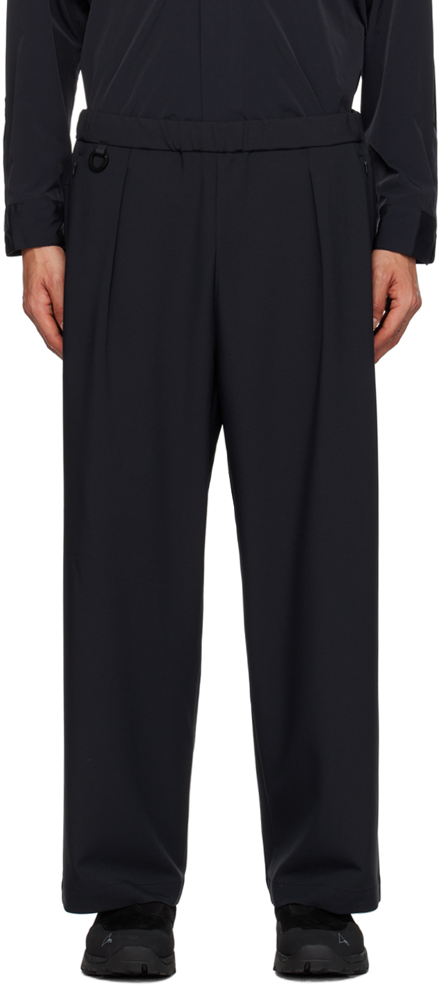 Black D-Ring Trousers