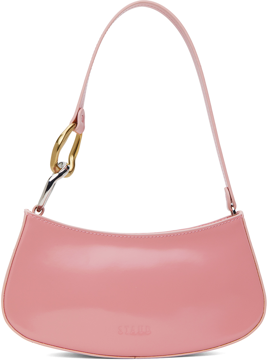 Shop Staud Pink Ollie Bag In Chb Cherry Blossom