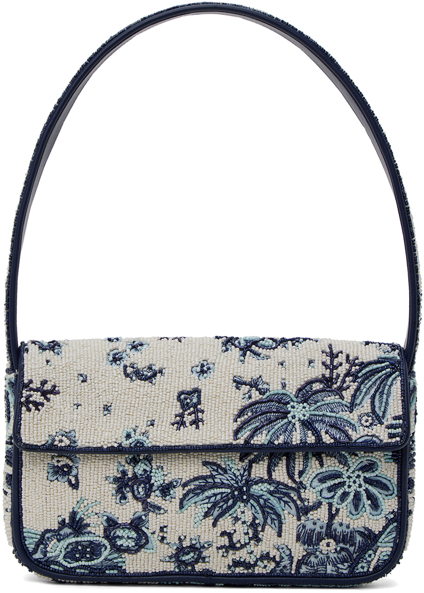The In Bloom Beaded Bag-White main image 1