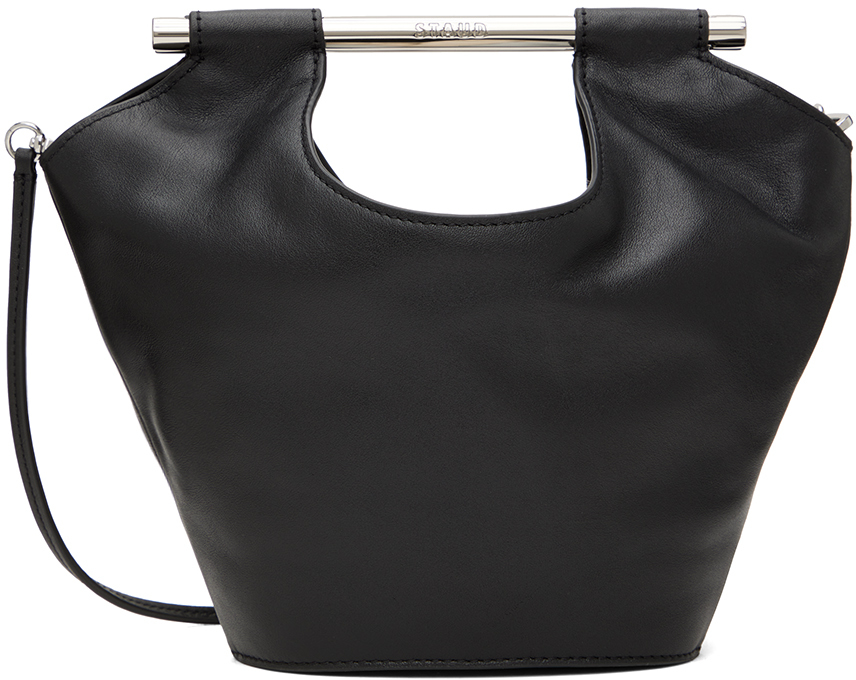 Staud Black Mar Mini Bucket Bag In Blk Black