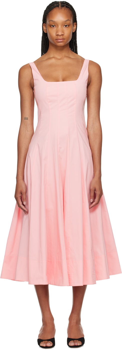 Pink Wells Midi Dress