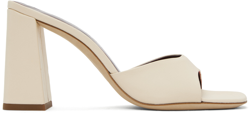 【関税込み】Staud オフホワイト Sloane ヒールサンダル Off-White Sloane Heeled Sandals by Staud on Sale