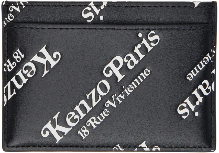Black Kenzo Paris 'Kenzogram' Card Holder