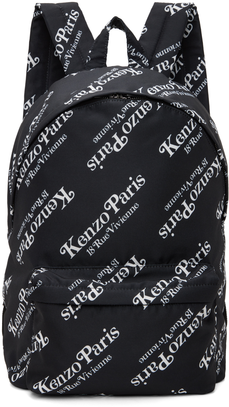 Black Kenzo Paris Verdy Edition Kenzogram Backpack