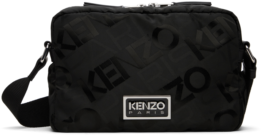 Kenzo Logo Fanny Pack Crossbody Bags Black