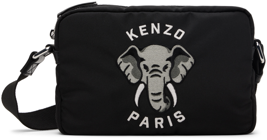Black Kenzo Paris Crossbody Bag