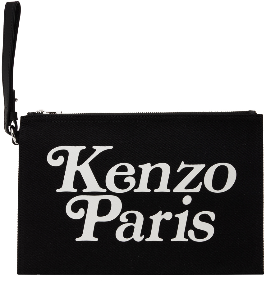 Black Kenzo Paris Large Pouch
