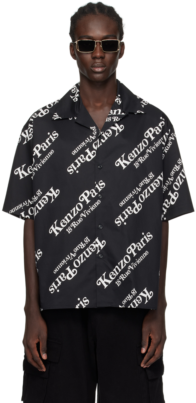 Shop Kenzo Black  Paris Verdy Edition Shirt