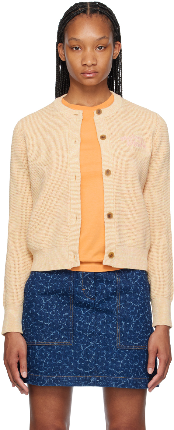 Maison Kitsuné Blue Handwriting Cardigan