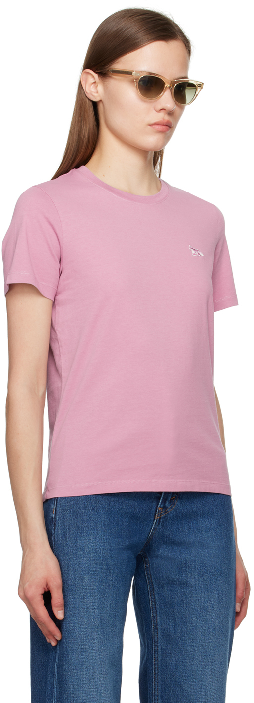 MAISON KITSUNÉ PINK BABY FOX T-SHIRT 
