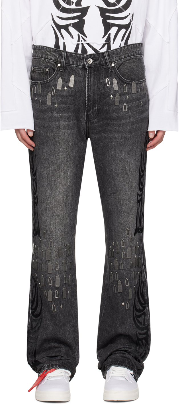 Who Decides War Black Centralized Hardware Jeans In Coal