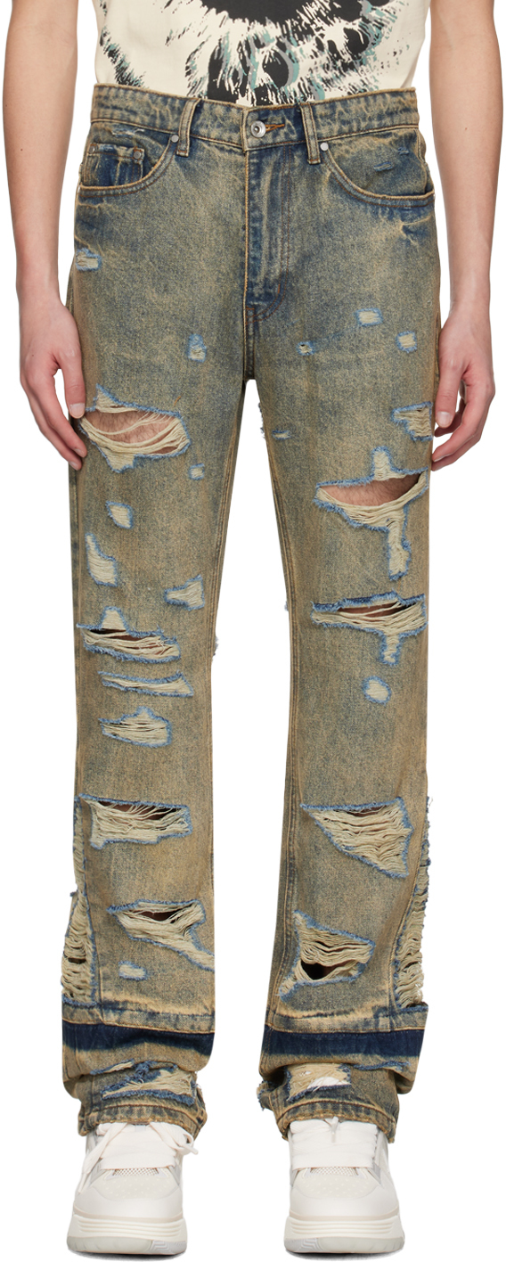 Who Decides War Navy Gnarly Jeans In Rust