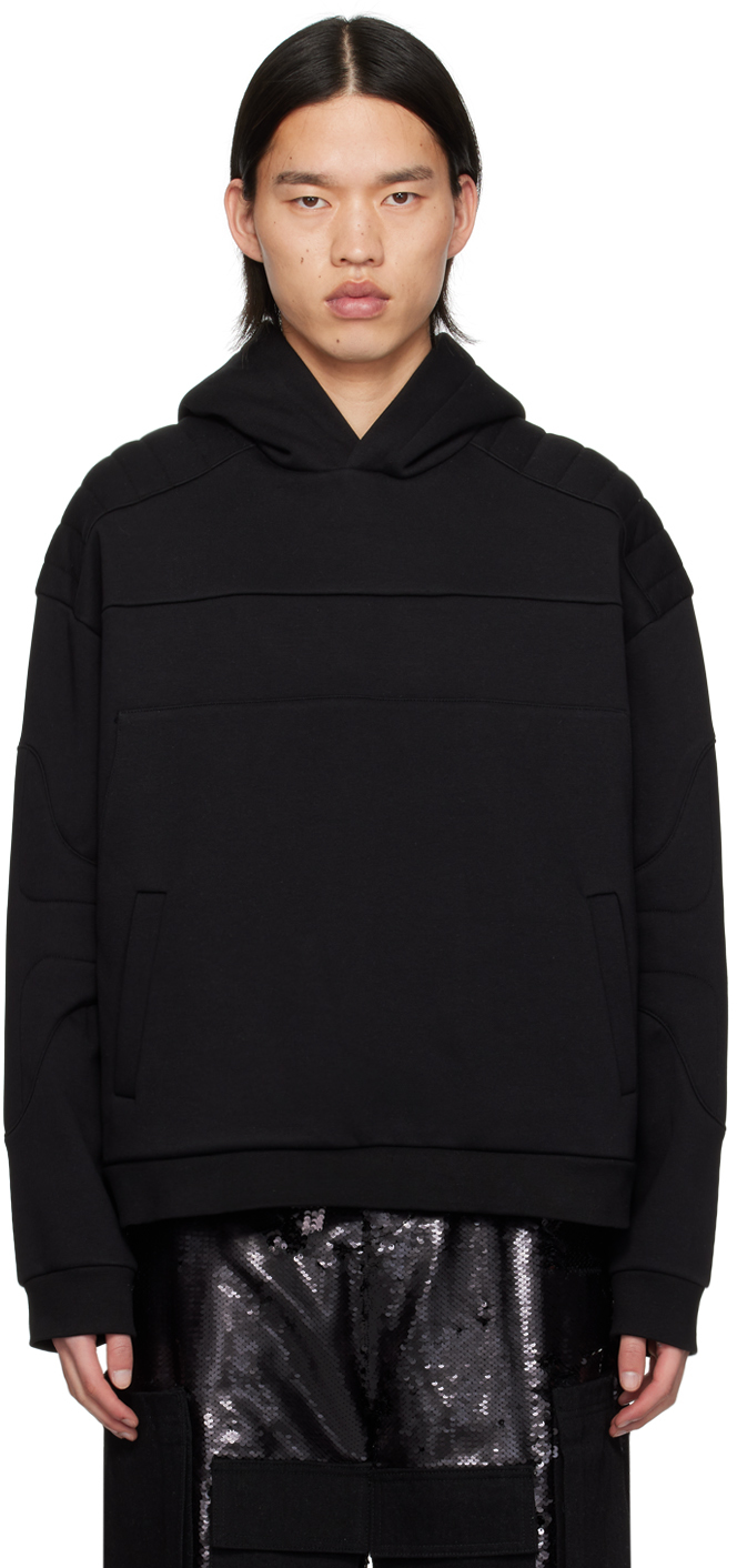 Who Decides War Black Armour Hoodie In Coal