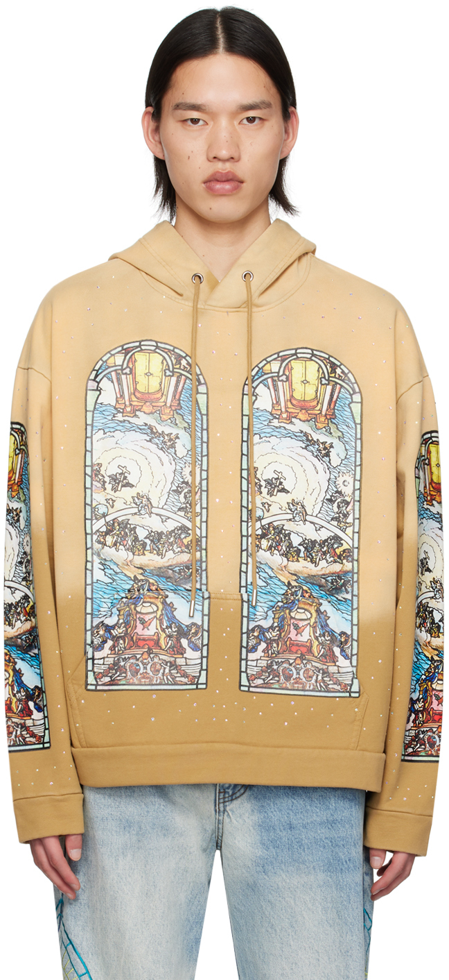 Shop Who Decides War Tan Chalice Hoodie In Cream