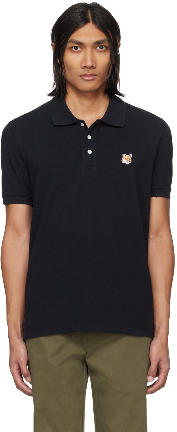 Maison Kitsuné Black Fox Head Patch Regular Polo