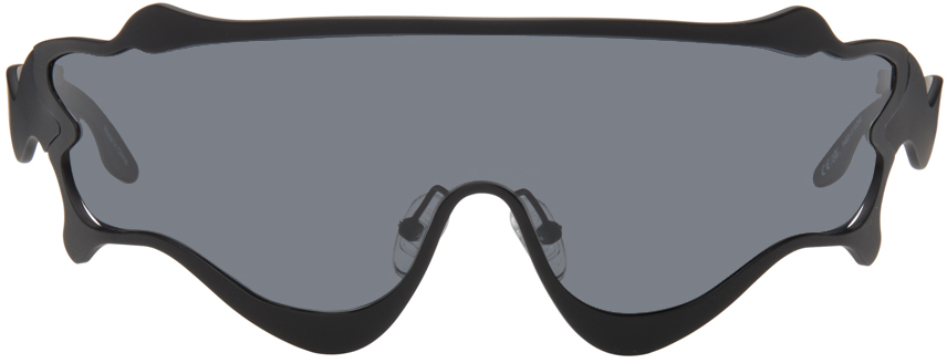Shop Henrik Vibskov Black Octane Sunglasses