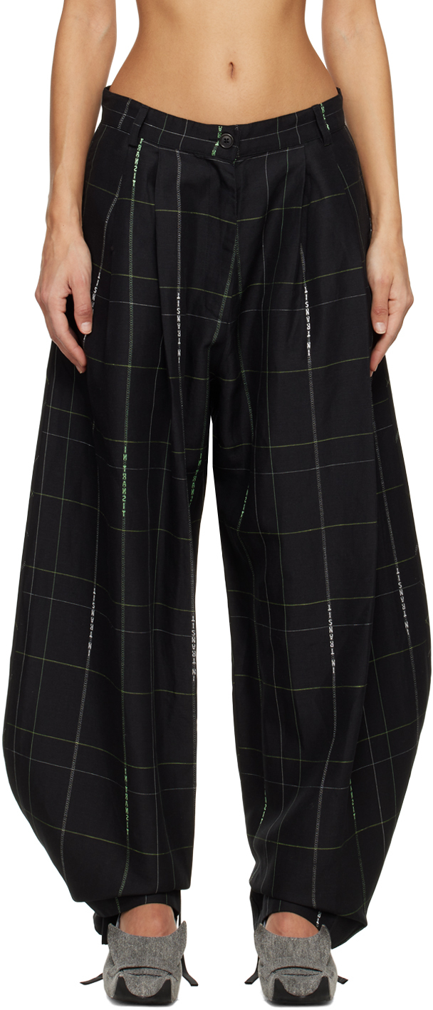 Black Mail Trousers