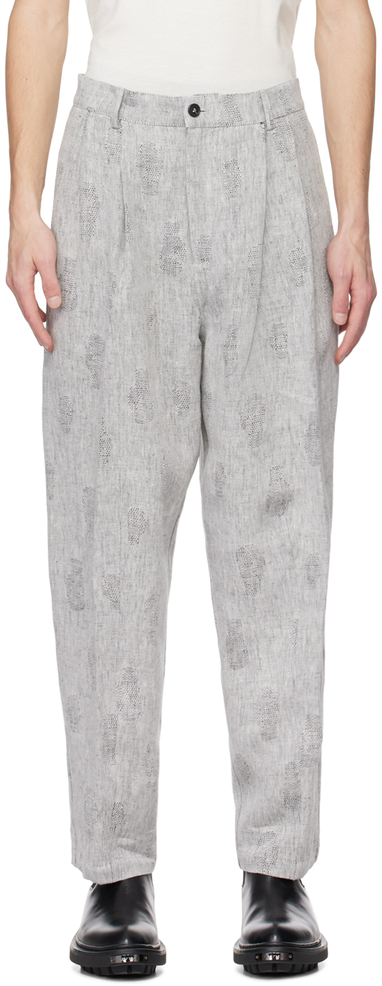 Gray Tracking Trousers