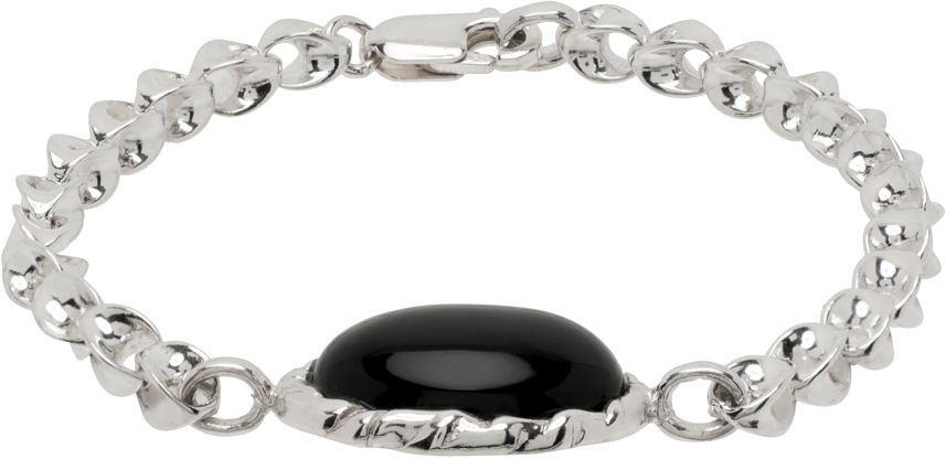 Silver Embleme Bracelet