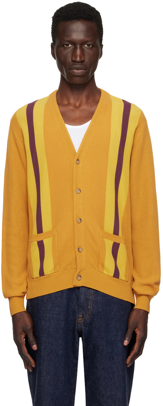 Yellow Stripe Cardigan