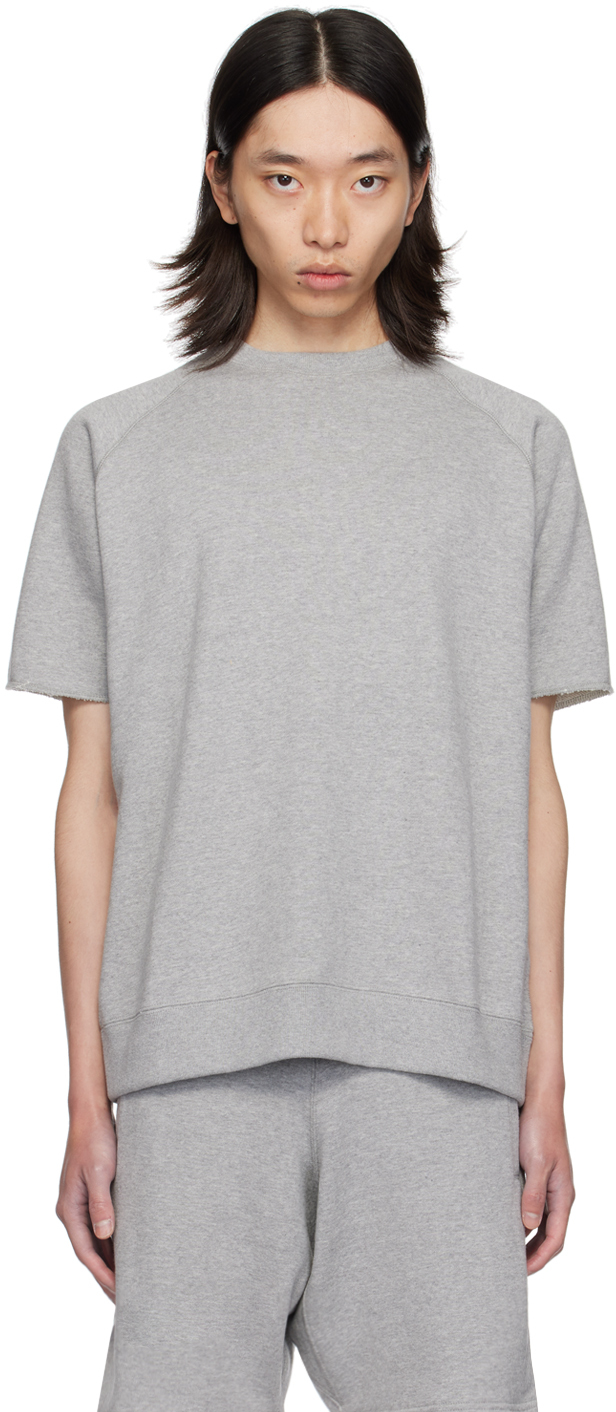 Gray Cut-Off T-shirt