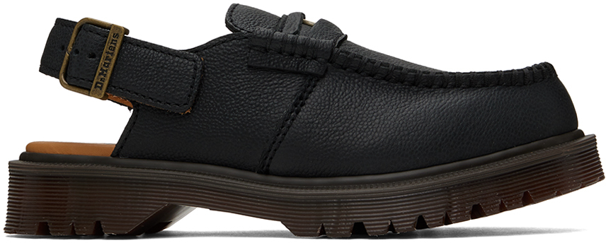 Shop Dr. Martens' Black Penton Slingback Loafers In Black Westminster