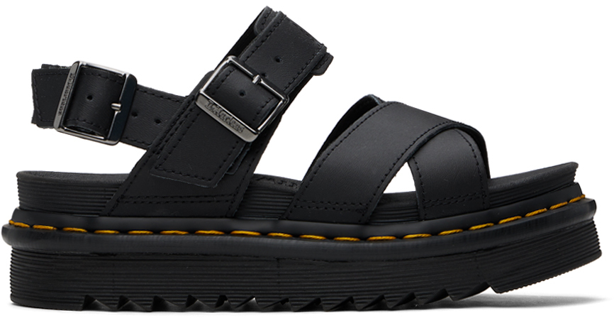 Dr martens revive fenton closed sandals in on sale black