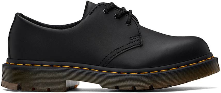 Shop Dr. Martens' Black 1461 Slip Resistant Oxfords In Black Industrial Ful