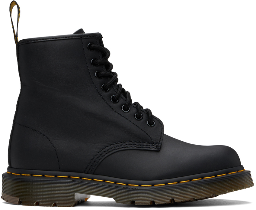 Black 1460 Slip Resistant Lace-Up Boots