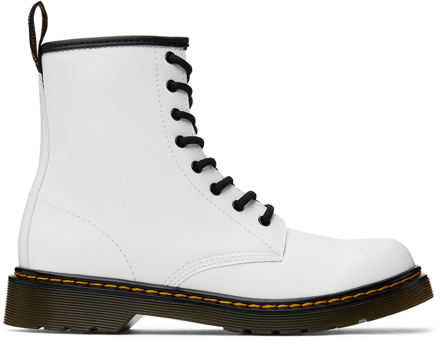 White doc shop martens kids