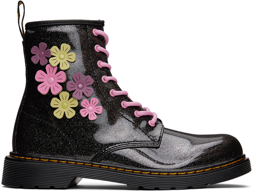 Kids floral clearance doc martens