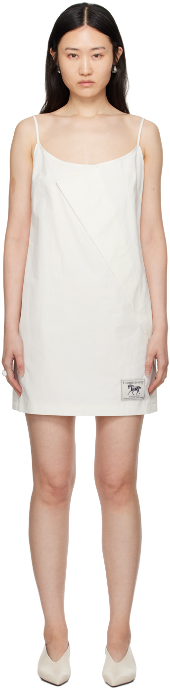 Commission Off-white Creased Slip Dress