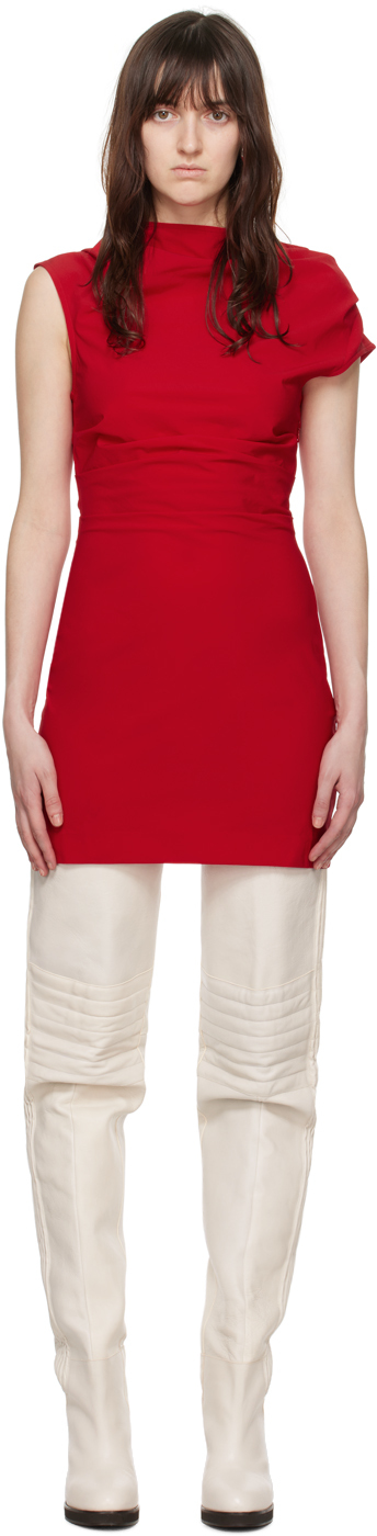 【関税込み】WYNN HAMLYN レッド Rina ミニドレス RINA MINI DRESS | Wynn Hamlyn | Tuchuzy