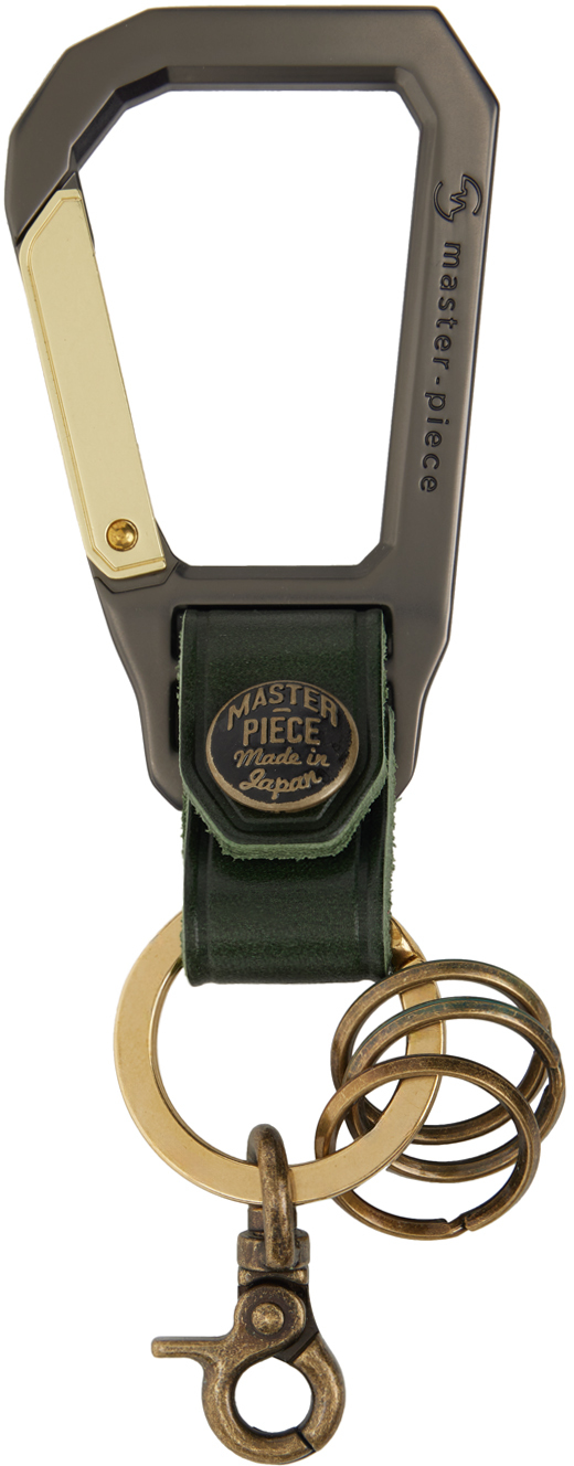 Master-piece Green Carabiner Keychain