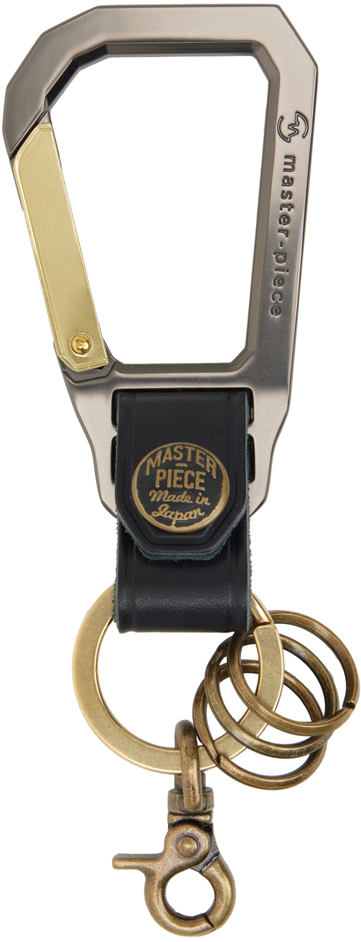 Master-piece Black Carabiner Keychain