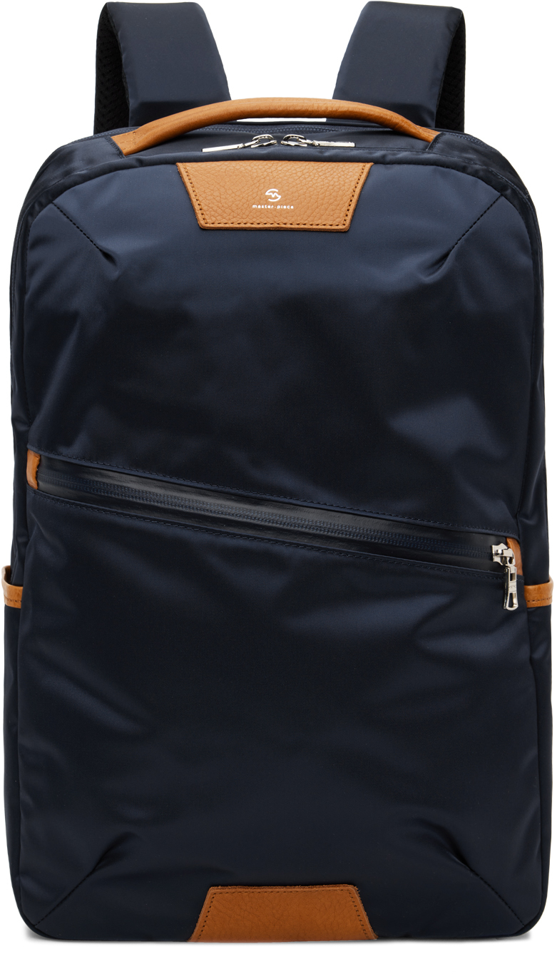 Shop Master-piece Navy Progress Backpack