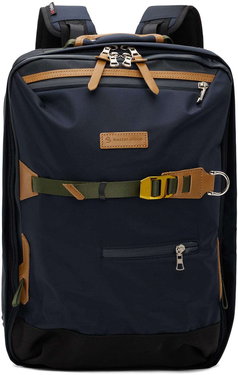 Master-piece Navy Potential 2way Backpack In Blue