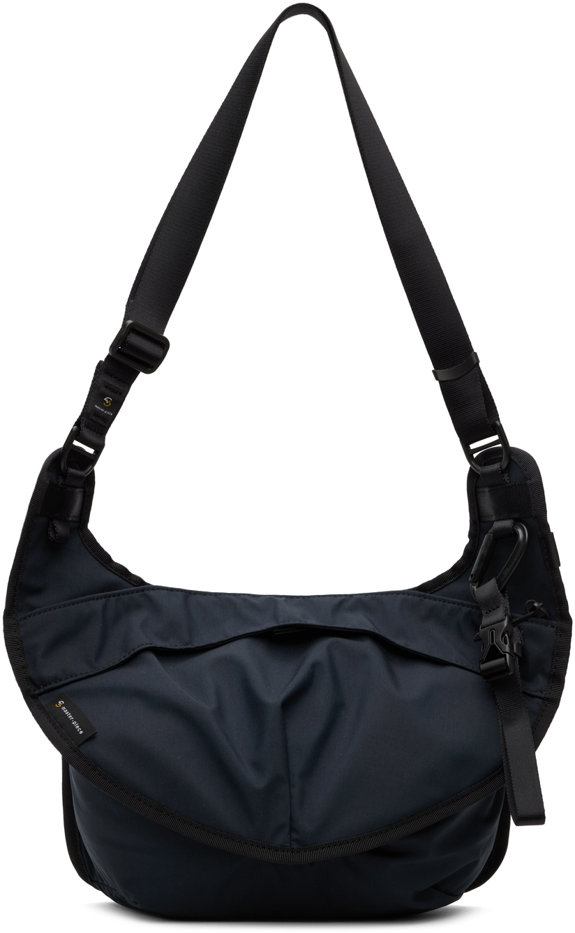 Shop Master-piece Navy Face Front Bag