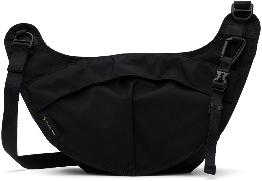 Black Face Front Pack Bag by master-piece on Sale