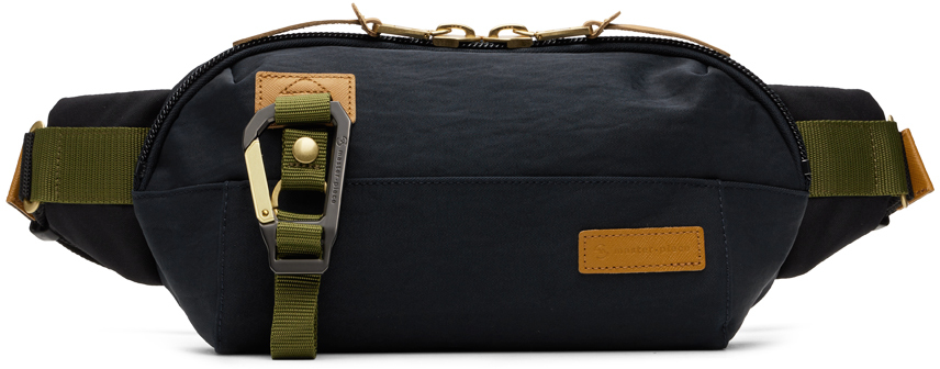 Shop Master-piece Navy Link Waist Bag