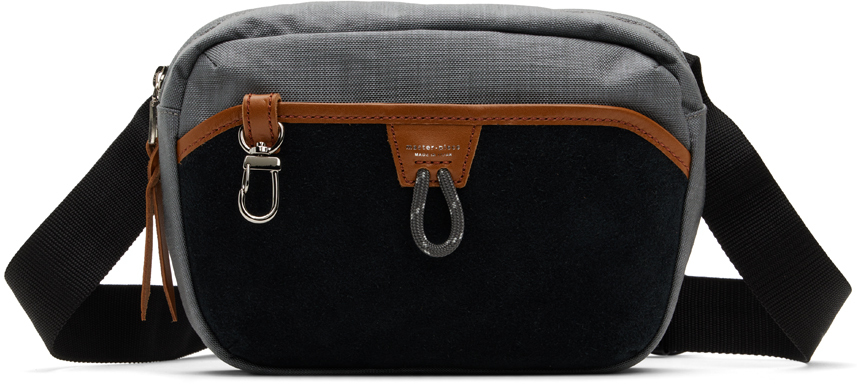 Gray Step Belt Bag
